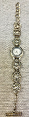 Vintage Brighton Florence Heart Ladies Watch Retired Boho Charm Bracelet Design