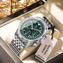 KC POEDAGAR Luxury Military Watch for Men Waterproof Luminous Date Chronograph