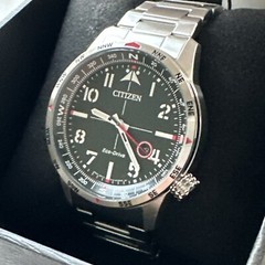 CITIZEN Eco-Drive AVION Stainless Steel Men’s Watch BM7551-50X X NEW MSRP $325