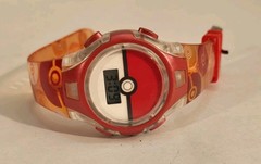 Nintendo 2016 Pokemon Accutime Watch Corp Digital Light Up Watch Red WORKING