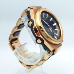 CASIO G-MS MSG-W200CG Rose Gold Ladies Radio Solar Watch 13.5cm 5.3in