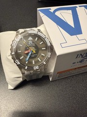Invicta Subaqua 69448 Men’s Watch 44mm Translucent Clear Case White Silicone New