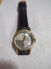 Vintage 1961?? Bulova Mechanical Manual Wind – Fancy Dial – Gold Color, In-op,
