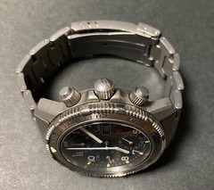 SINN 203 Ti Ar Automatic Diver Chronograph Titanium Black Dial