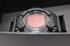 Casio G-SHOCK GD-010BBR-1JF BLACK AND BOLD RED Dial Gift Men Round Resin Watch