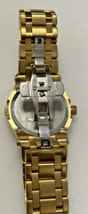 Renato Collezioni 10 Jewels Swiss Movement Men Watch Gold-Tone Steel New Battery
