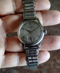 Tissot British Civil Service India wristwatch Circa 1944-45 – Ref. 6076 / 6072B