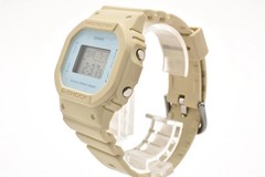 Casio G-SHOCK GMD-S5600NC Quartz Digital Watch, Light Blue LCD, Resin Strap, Wom
