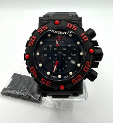 Invicta Subaqua Nitro Diver Black Label 50mm Swiss Quartz Needs Battery