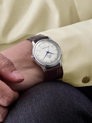 ORIENT RN-BB0002S Bambino 38mm White Roman No Date Automatic Leather Watch