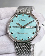Mido Commander 1959 Auto 37mm Turquoise Unisex Watch M842942511 / M8429.4.25.11