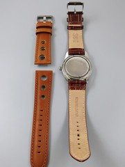 Croton Diamond Automatic Day-Date President Style Watch Silver Dial Extra Straps