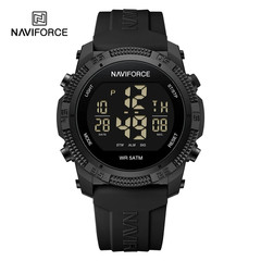 Naviforce 7104 Luxury Men Fashion Watch Water Resistant Wristwatches Silicone St