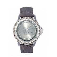 Womens Watch LIU JO Luxury BAGUETTE Genuine Leather Swarovski 10 Colors Lady DD