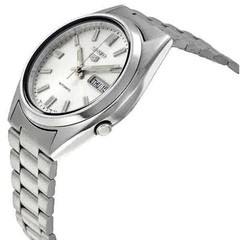 Seiko 5 Automatic Silver Dial Stainless Steel Men’s Watch SNXS73
