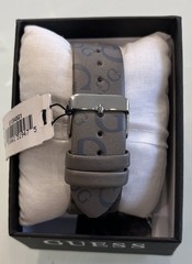 Guess U1340G1 Grey Leather Logo Watch