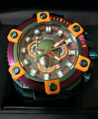 Invicta Boba Fett Star Wars 56 mm *LIMITED EDITION* Swiss Z60 Quarts Watch 28064