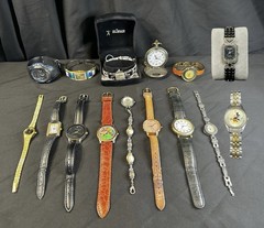 Lot of 15 Men’s & Women’s Watches Various Brands Japan & Quartz Movt
