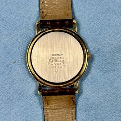 Vintage Seiko Men’s Dress Watch 90’s Unique Classic Gold With Date New Battery