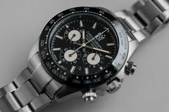 [HYAKUICHI 101] No.11 Watch Chronograph Men’s Black x Ivory hyaku1-011-BKIV