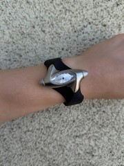 Oakley Torpedo Quartz Watch Analog Rubber Stainless Steel Rare Silver Black