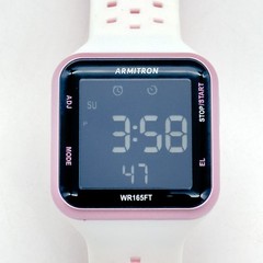Armitron Pro Sport Womens Watch 38mm Pink Digital w/Backlight 40/8417 ZM1212