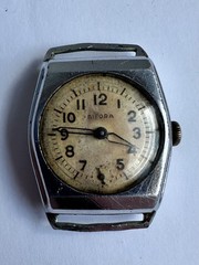Vintage 30s Bifora 15 Jewels Tank Art Deco Men’s Military Wrist Watch D.R.G.M
