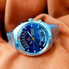 Orient Japanese Automatic Watch College Perpetual Multi Year Calendar Wristwatch
