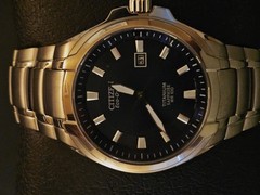 Citizen BM7170-53L Eco-Drive Paradigm Bold Titanium Blue Dial WR100 Watch
