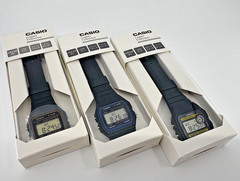 Casio F-91W-1JH/F-94WA-9JH/F-91WG-9QJH Classic Digital Watch 3 types of sets