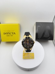 17486-Invicta Women’s Angel Halo Black Silicone Strap-38mm.