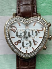 Jennifer Lopez Heart Shaped Chronograph Quartz Watch JL/2182
