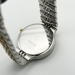 Saint Laurent Watch Quartz Round Y-Cut Blue Dial New Battery