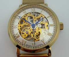 Constantin Weisz Edelstahl Automatic Skeleton Watch 21j Ref. # 09A007-9CW