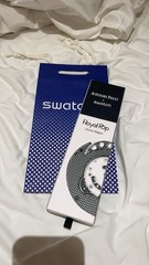 Brand New AP x Swatch Ocho Negro Swiss Made Comes w/ Card & Box RARE Unworn US