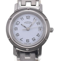discount HERMES Clipper CL4.210 D buckle white Dial Quartz Ladies Watch O#145817