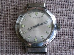 Vintage Vostok Amphibian 2209 USSR 18 Jewels Manual Wind 20ATM Rare Early Model