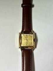 Vintage 10k Gold Filled Elgin Men’s Automatic Tank Watch- Rare Windsor Model