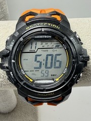 Armitron 40/8388 New Battery Mens Watch 47MM 8.5″ Orange Rubber Band