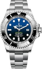 Rolex Deepsea Sea-Dweller Blue Dial Black Bezel Oyster Steel Men’s Watch 136660