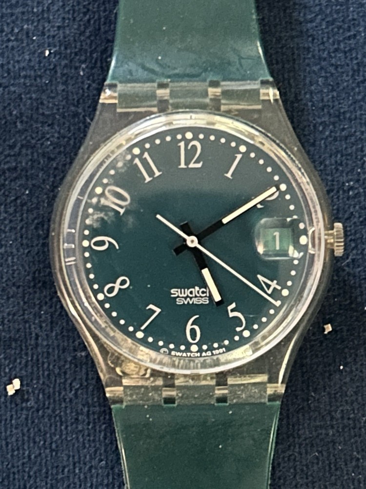 Swatch GRUENE LUI GK 401 – Vintage Original Made in Switzerland 1994