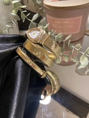Gold Snake Watch