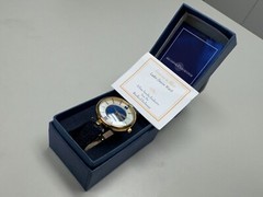RARE GENUINE The Bradford Exchange Forever In Blue Denim Ladies Watch IN BOX