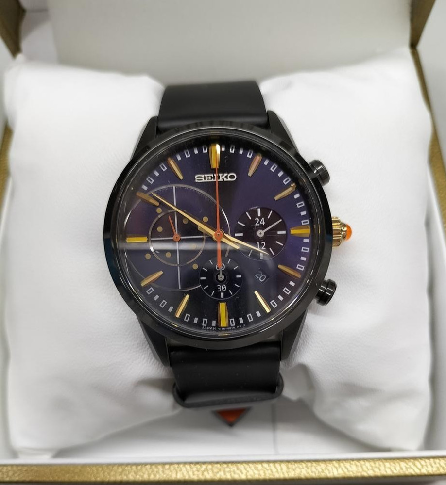 Seiko JoJo Narancia SBPY109 Limited 023/300 Box Papers Full Set As Is Dead Batt