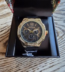 Ed Hardy Men’s Bling Watch New With Tag, Box And Papers