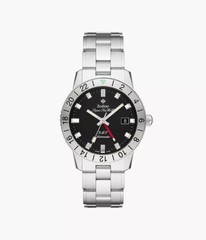 Zodiac Super Sea Wolf GMT Black Dial Steel Bracelet Watch ZO9405