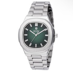 Montres Prestige X Invicta Men’s Watch – 42mm – Silver Case/Green Dial /MPW 0114