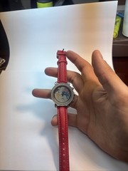 Jojo Factory Watch Natural Diamonds Sick Piece As Is (fits Up To Size 7” Wrist)