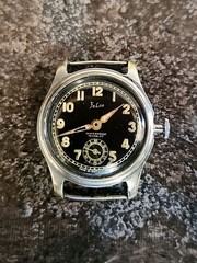 Vintage Felco RH Military Watch. Rare. Works Great. Missing Original Case Back.
