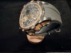 Invicta Rally Men’s Automatic Skeleton Dial Black Rubber Strap w/ Box